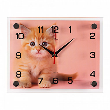 Часы 2026 046 Рыжий котенок