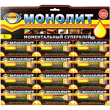 Клей Монолит AVIORA гель 3гр 403-202